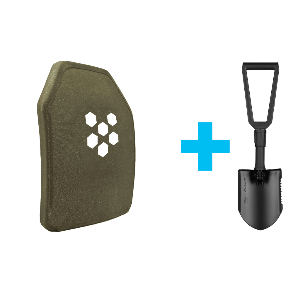 Керамічна плита Українська Броня SA4, тип Stand Alone, клас захисту ДСТУ 6, розмір M (SA4M)фото1