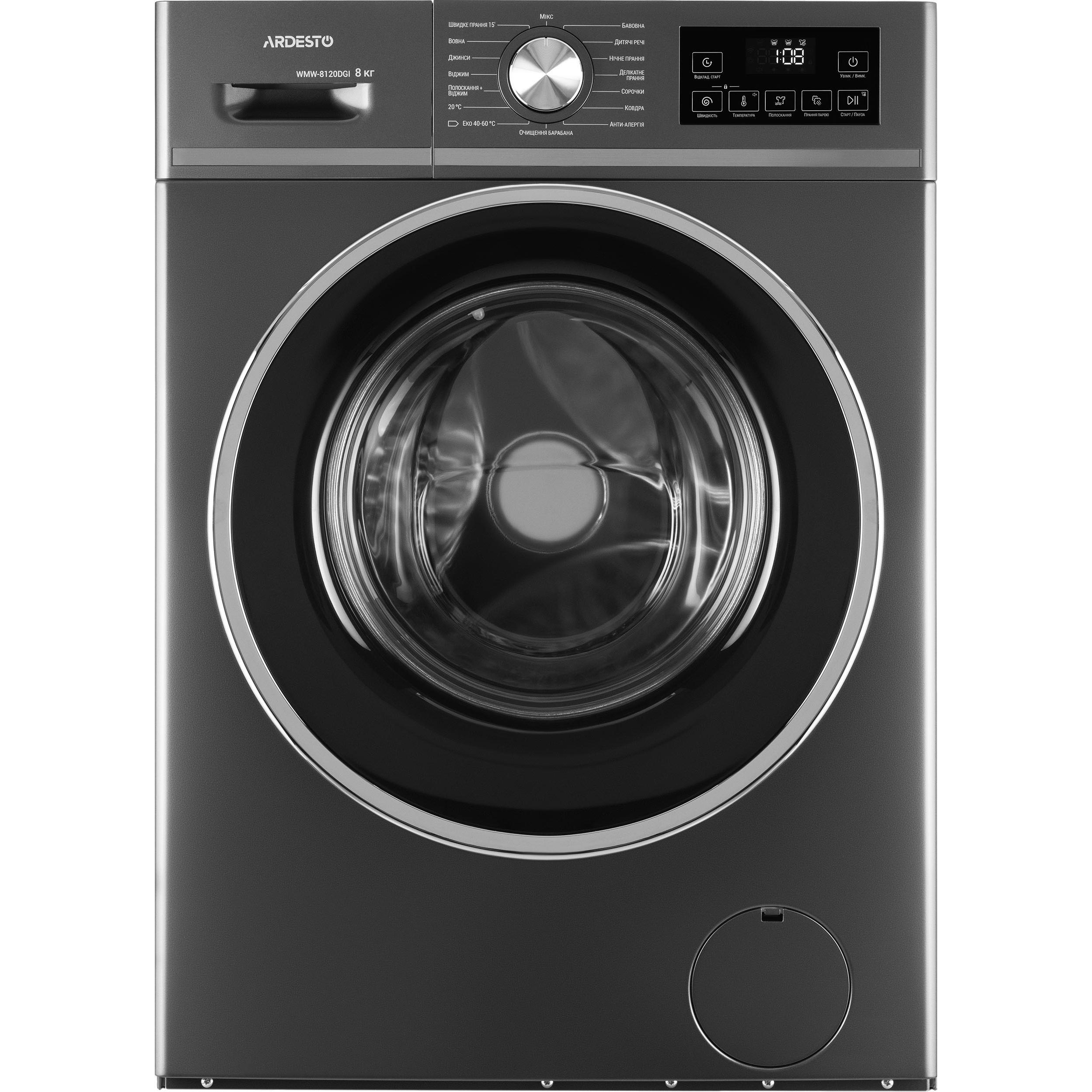 Стиральная машина ARDESTO Black Mars WMW-8120DGI фото 1