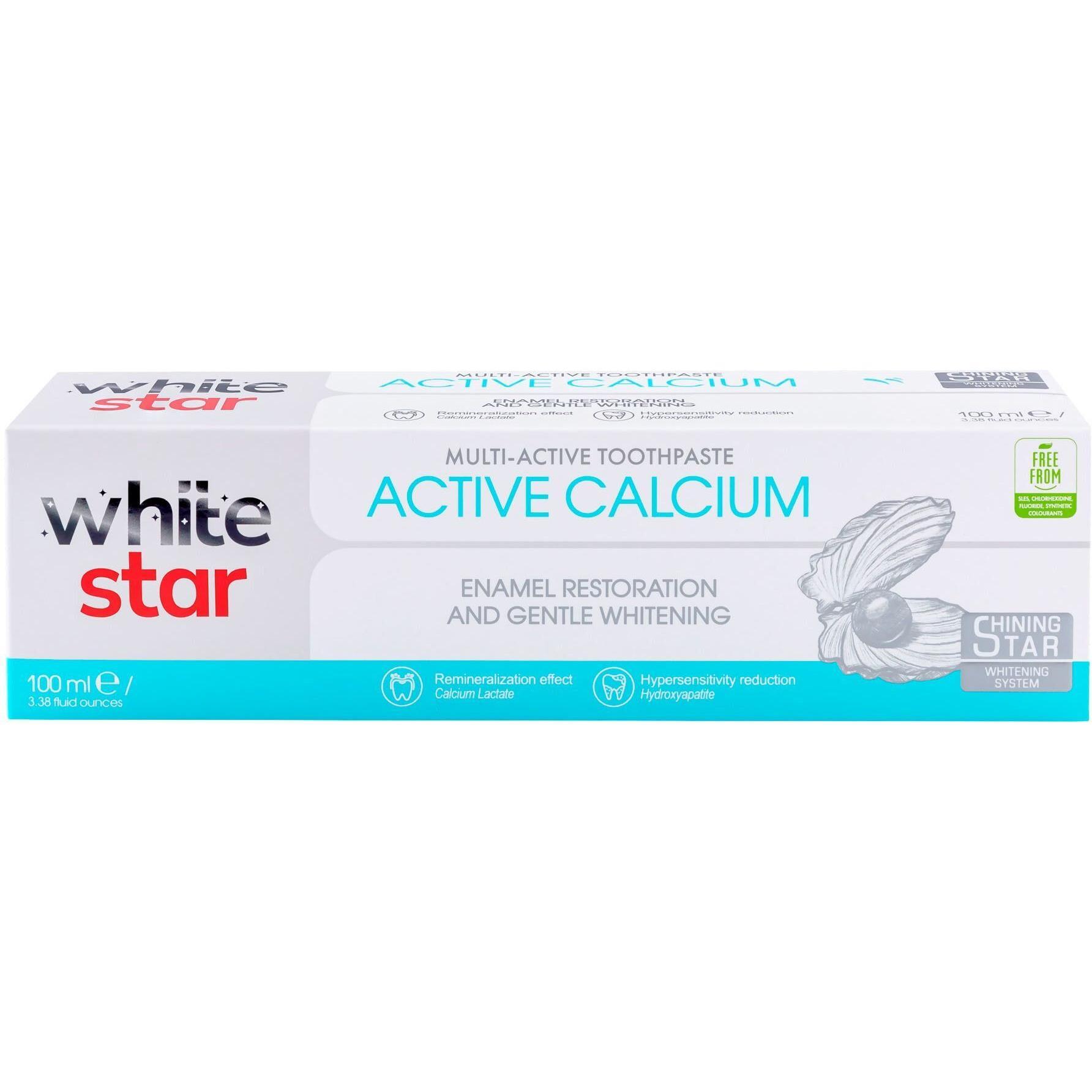 Зубная паста White Star Multi-Active Active Calcium» 100ml фото 1
