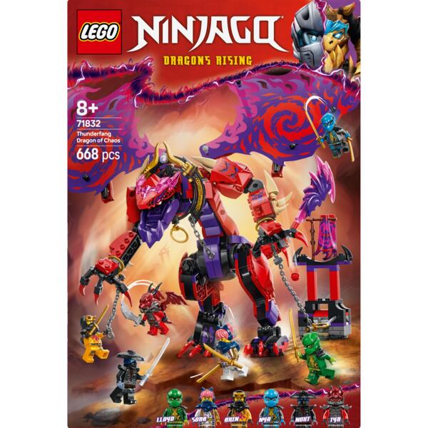 

LEGO 71832 Ninjago Громовержець Дракон Хаосу