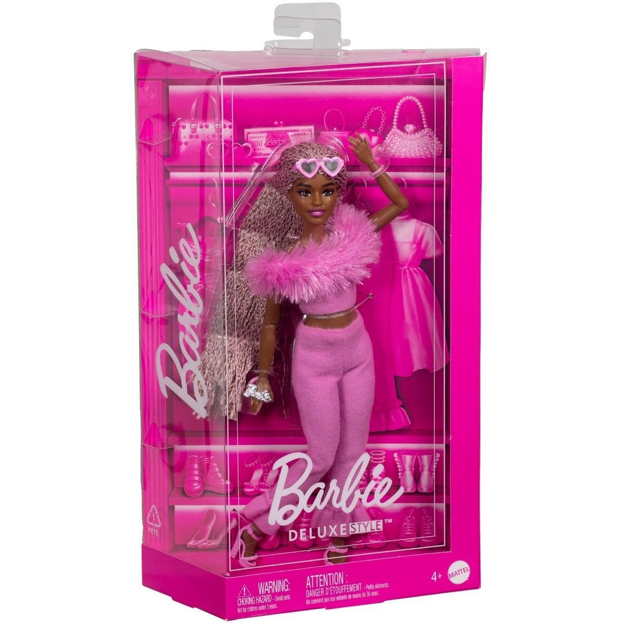 Кукла Barbie модница в костюме с перьями (HYV28) фото 1