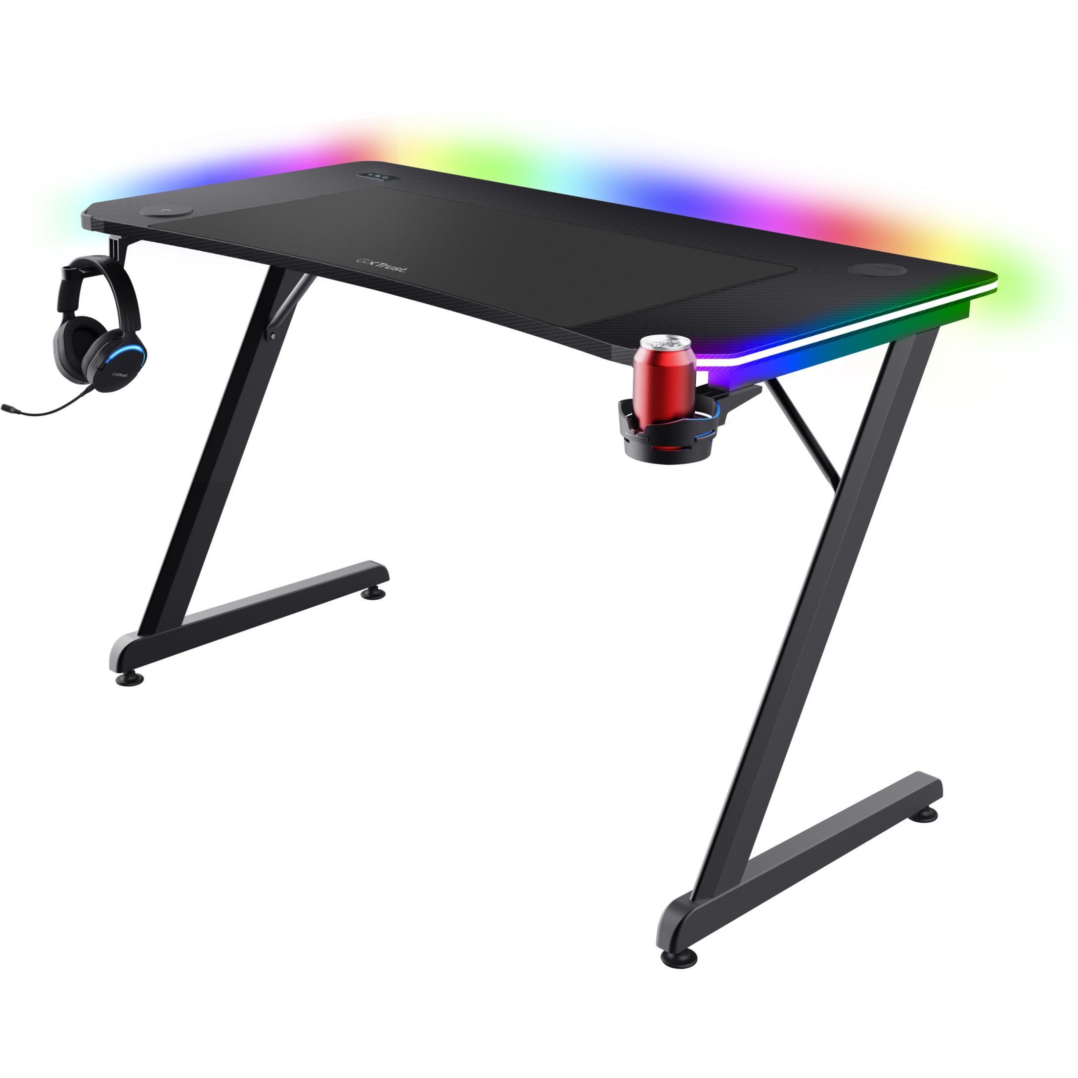 Стол игровой Trust GXT 710 Luminus Pro RGB Black (25419_TRUST) фото 1