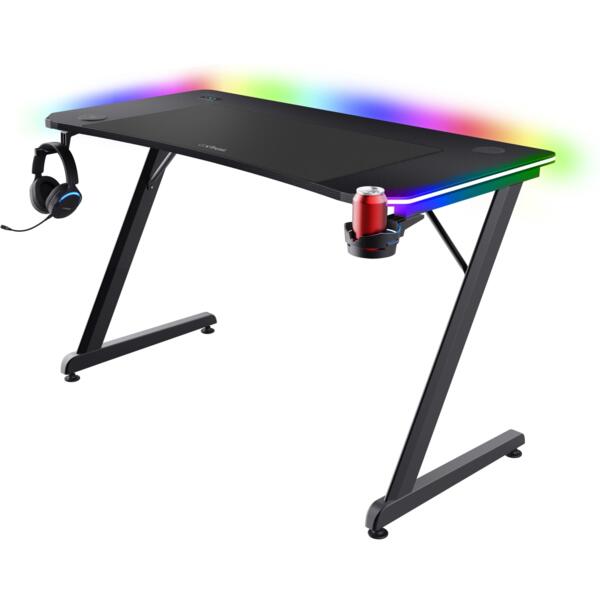 

Стол игровой Trust GXT 710 Luminus Pro RGB Black (25419_TRUST)