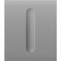 Кнопка для одноклавишного выключателя диммера Ajax CenterButton Dimmer 1-gang 2-way, fog (000051276)