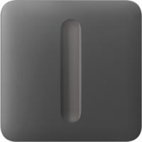 Кнопка вимикача Ajax SoloButton Dimmer 1-gang 2-way for LightSwitch Jeweller Gray (000051260)