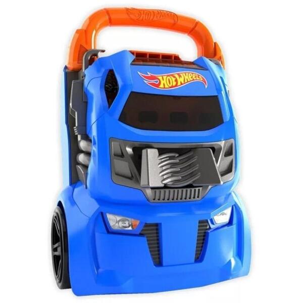 Портативный трек-контейнер с 4 параллельными дорожками Hot Wheels (HWCC14)