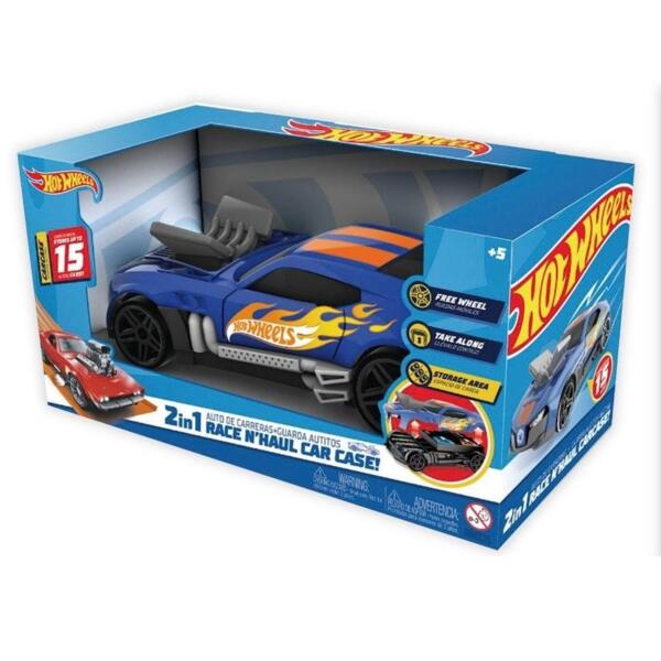 Гоночный автомобиль-гараж 2 в 1 Hot Wheels (HWCC15)