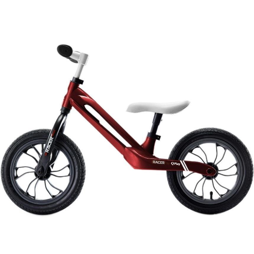 Беговел QPLAY RACER с надувными колесами красно-белый (B-300RedWhite) фото 1