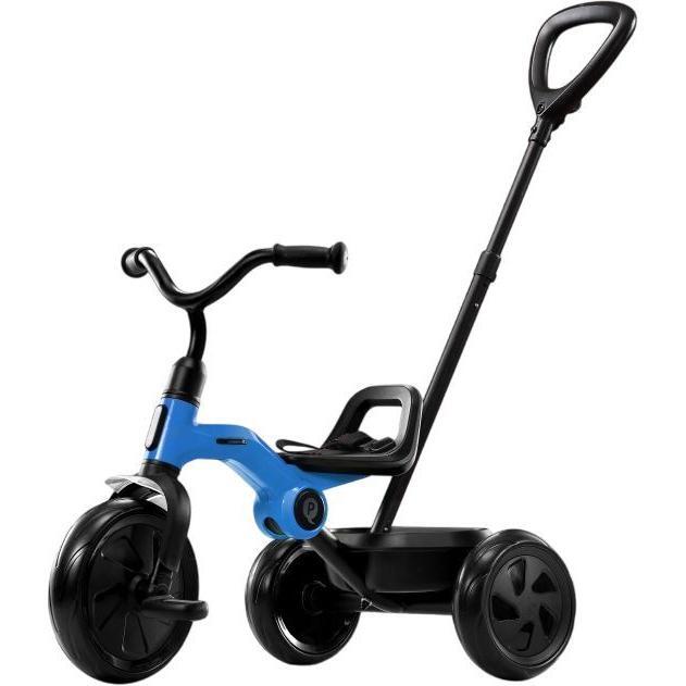 Велосипед трехколесный QPLAY Ant+ с родительской ручкой складной синий (T190-2Ant+Blue) фото 1