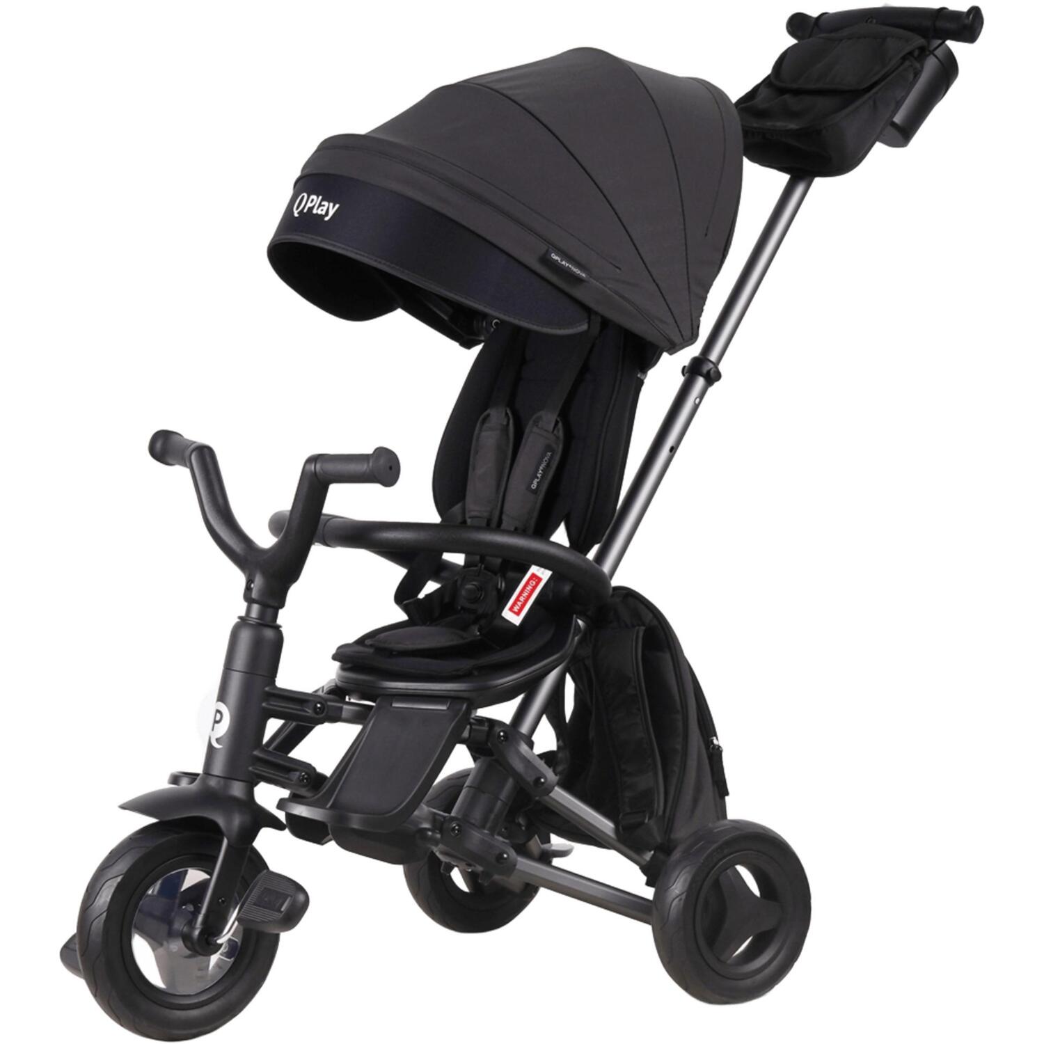 Велосипед складной трехколесный детский Nova+ Rubber Exclusive Black (S700-13Nova+RubberEBlack)