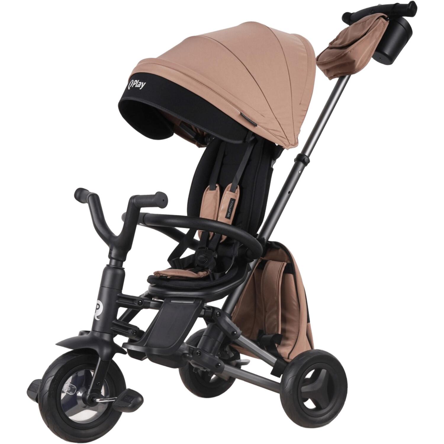 Велосипед складной трехколесный детский Nova+ Rubber Exclusive Brown (S700-13Nova+RubberEBrown)