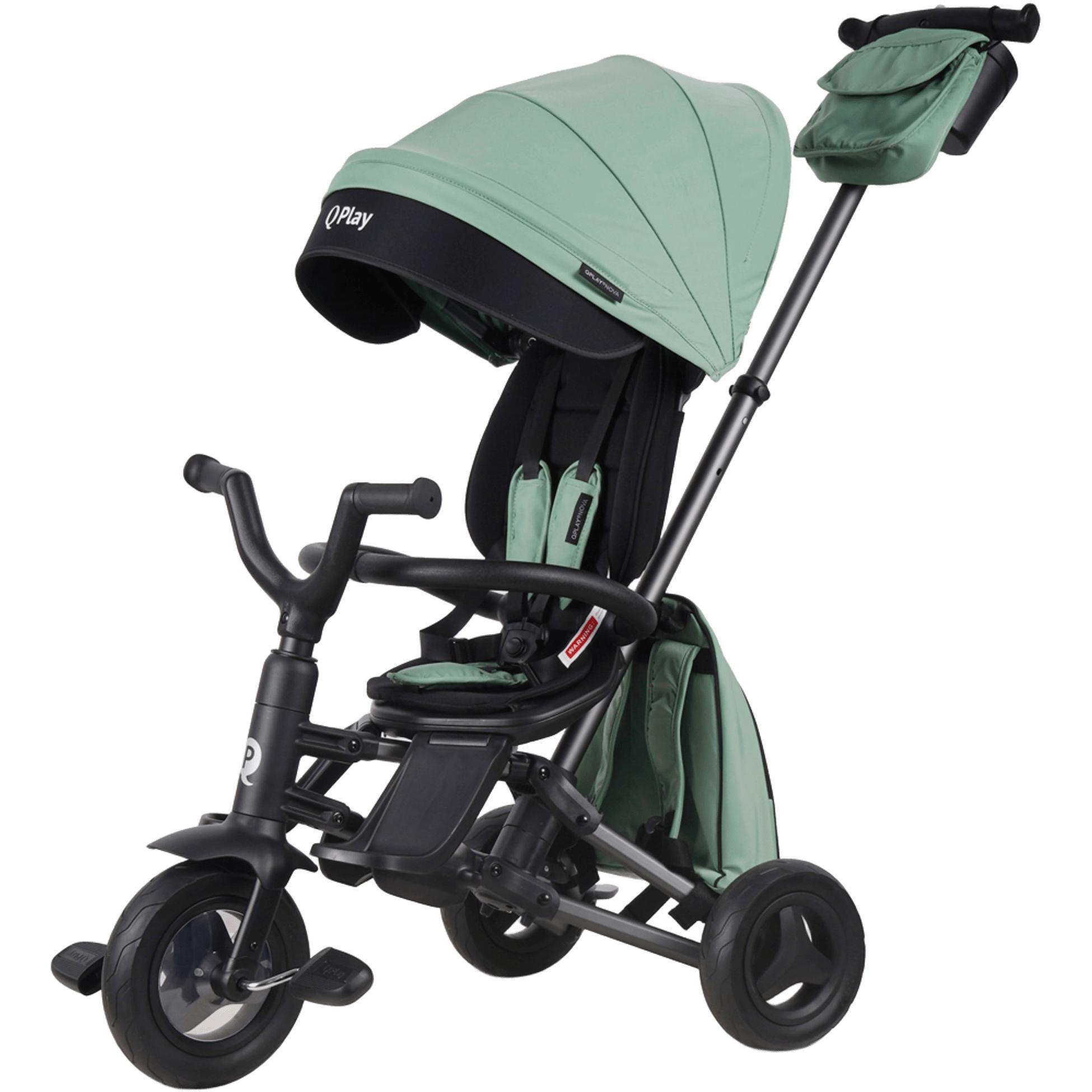 Велосипед складной трехколесный детский Nova+ Rubber Exclusive Green (S700-13Nova+RubberEGreen) фото 1