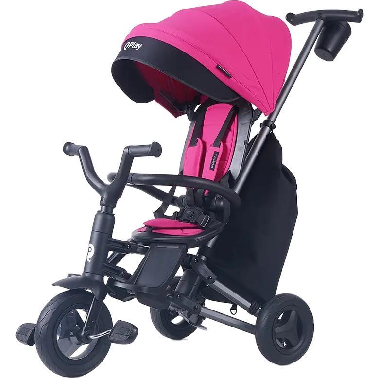 Велосипед складной трехколесный детский Nova+ Rubber Floral Pink (S700-13Nova+FloralPink)