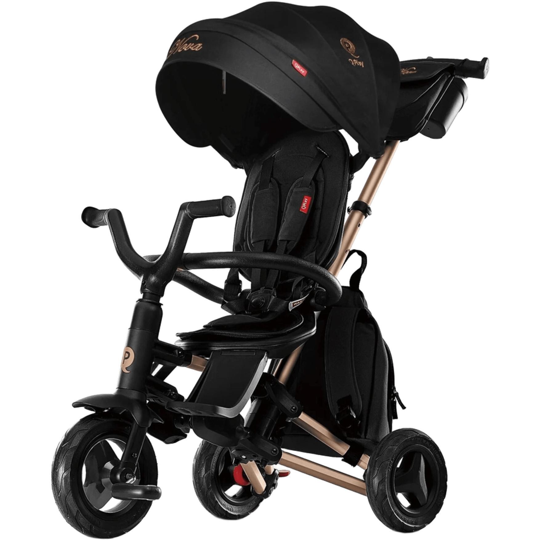 Велосипед складной трехколесный детский QPLAY Nova+ Rubber (S700-13Nova+RubberGold) фото 1