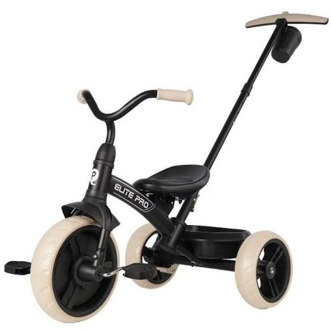 Велосипед трехколесный QPLAY Elite Pro черный (T10-BEliteProBlack) фото 1