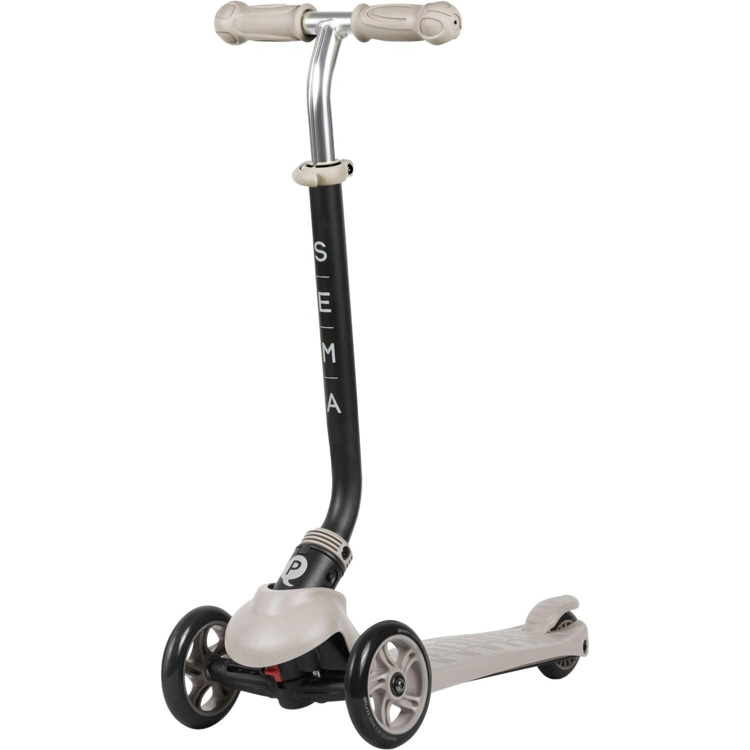 Самокат QPLAY Sema 5-в-1 трехколесный бежевый (ST-004SemaBeige) фото