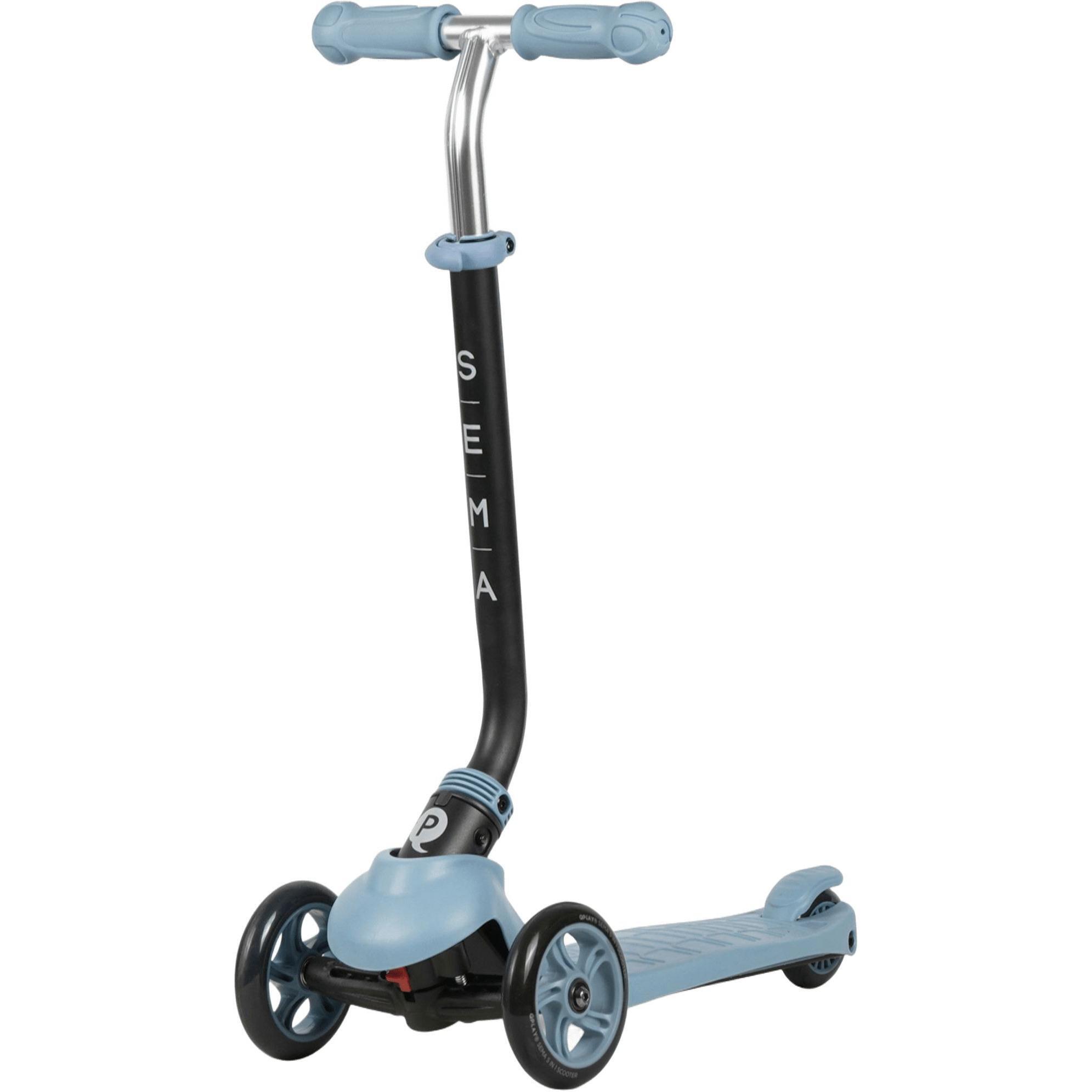 Самокат QPLAY Sema 5-в-1 триколісний блакитний (ST-004SemaBlue)фото1