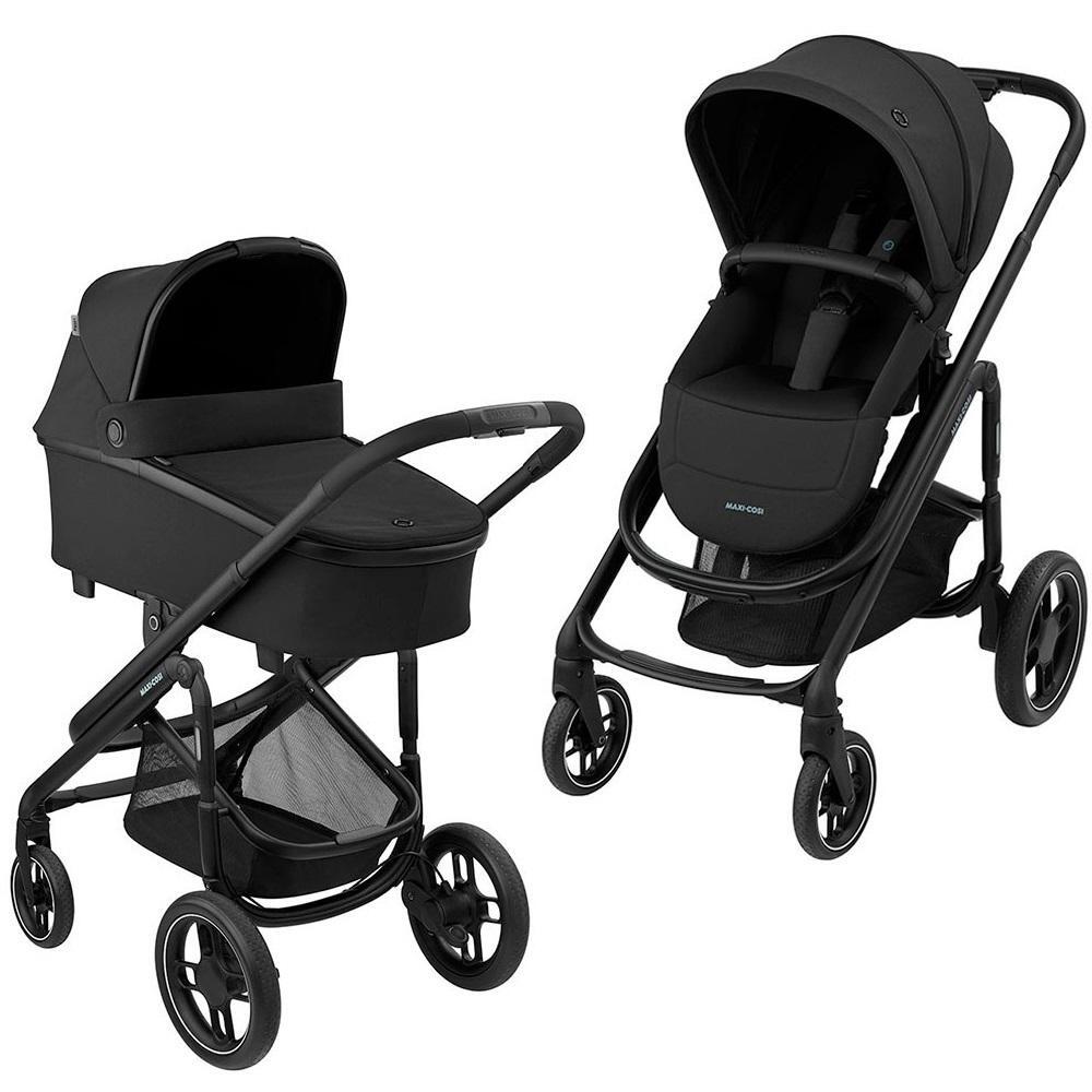Коляска універсальна 2 в 1 Maxi-Cosi Plaza Plus Essential Black (1919672110)фото1