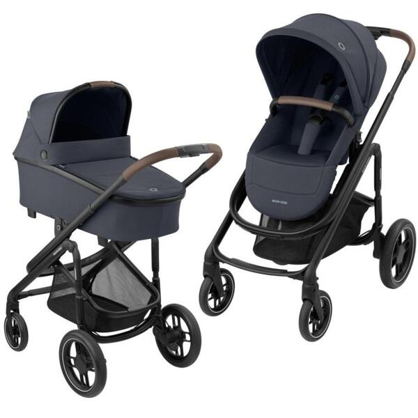 

Коляска универсальная 2 в 1 Maxi-Cosi Plaza Plus Essential Graphite (1919750110)