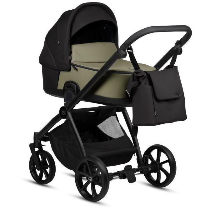 Коляска універсальна Tutis Mio3 plus Leather Olive (1502025)фото1