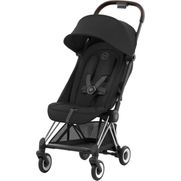 

Коляска CYBEX Coya Chrome Dark Brown Sepia Black черная (522004385)