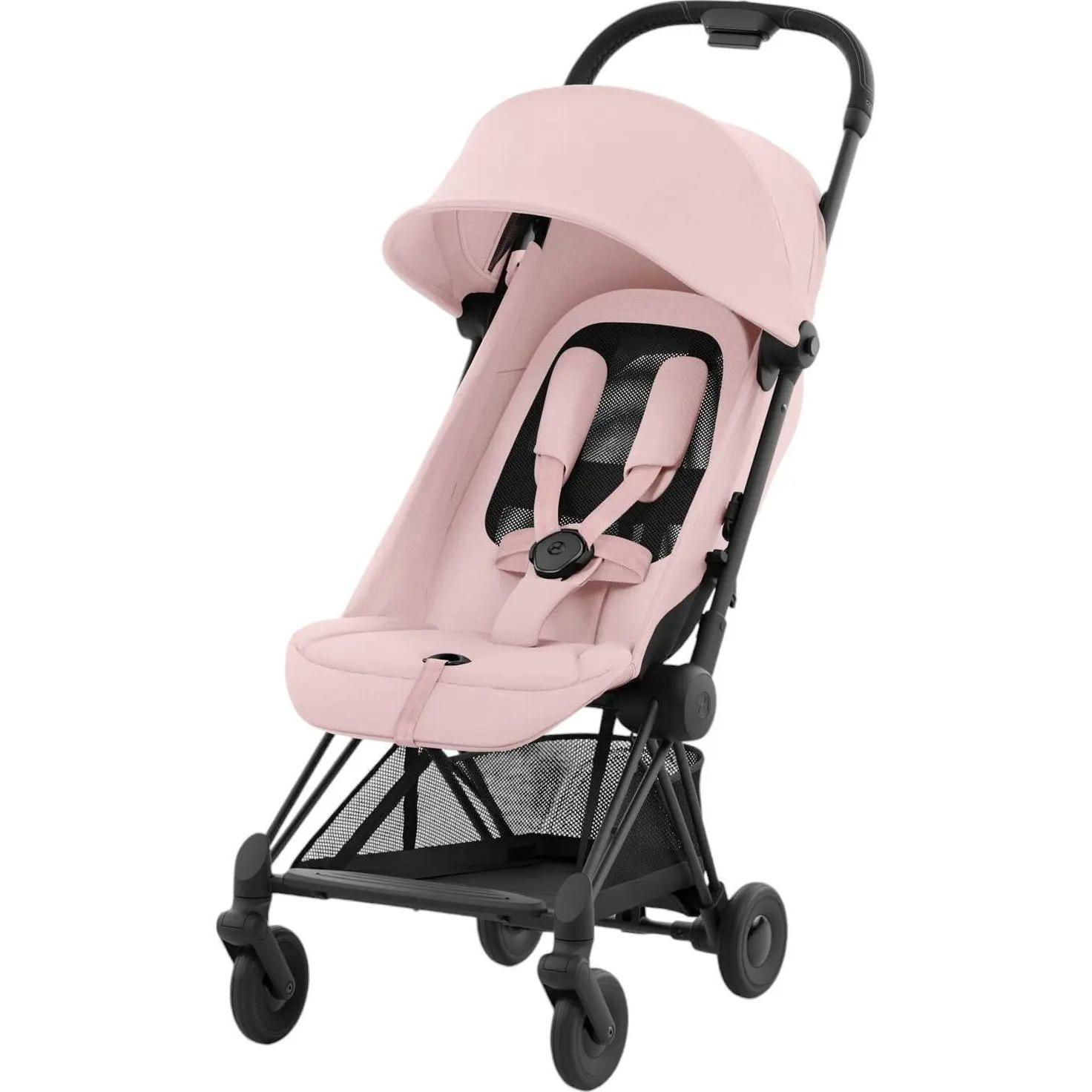 Коляска CYBEX Coya Matt Black / Peach Pink (522004345) фото 1