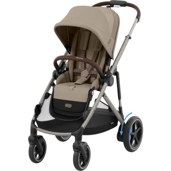 

Коляска CYBEX eGazelle S TPE миндально бежевая (524000547)