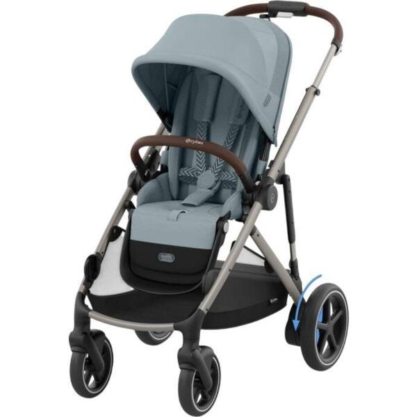 

Коляска CYBEX eGazelle S TPE штормовая синяя (524000535)
