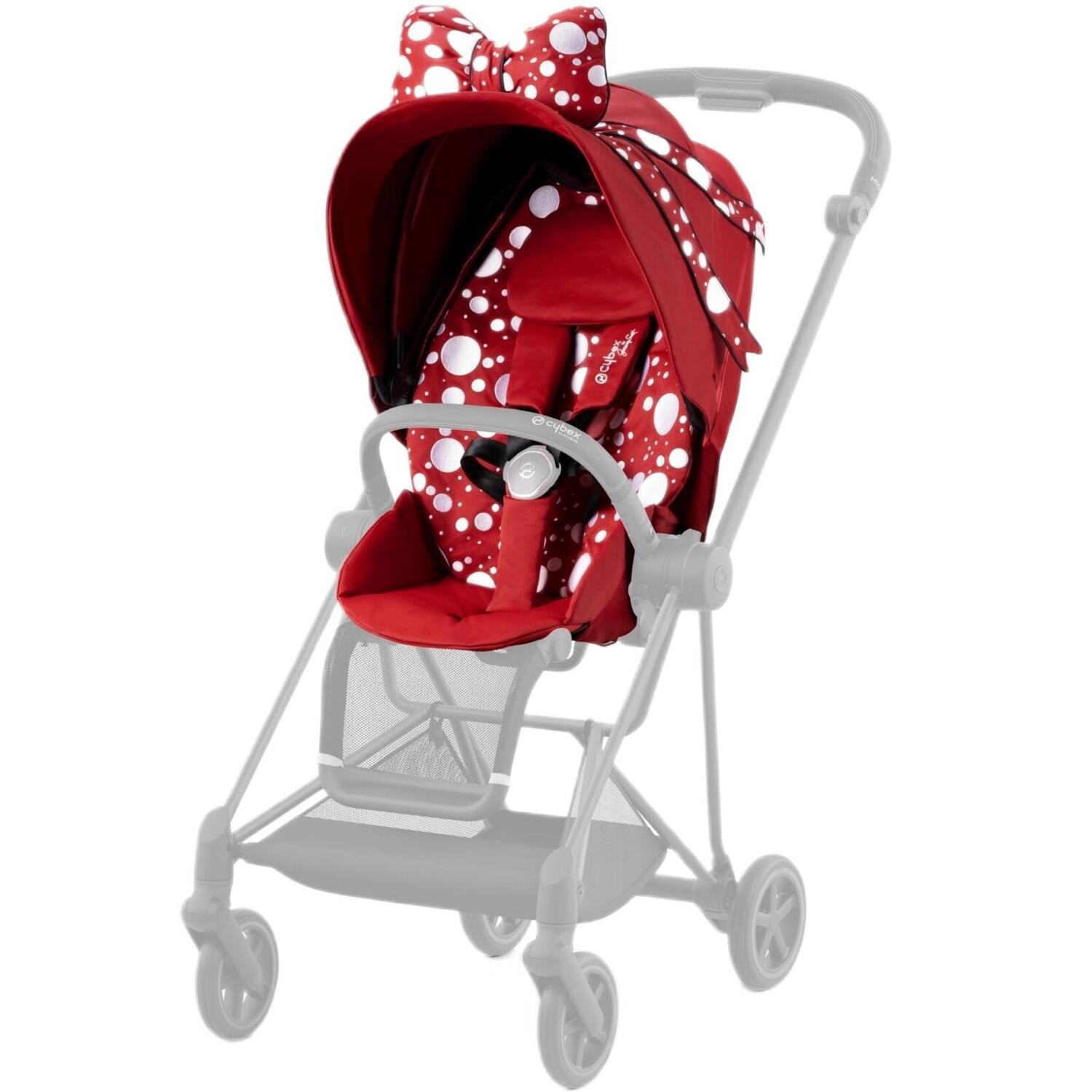 Чехол тканевый CYBEX Mios JS Petticoat для прогулочного блока темно-красный (521002747) фото