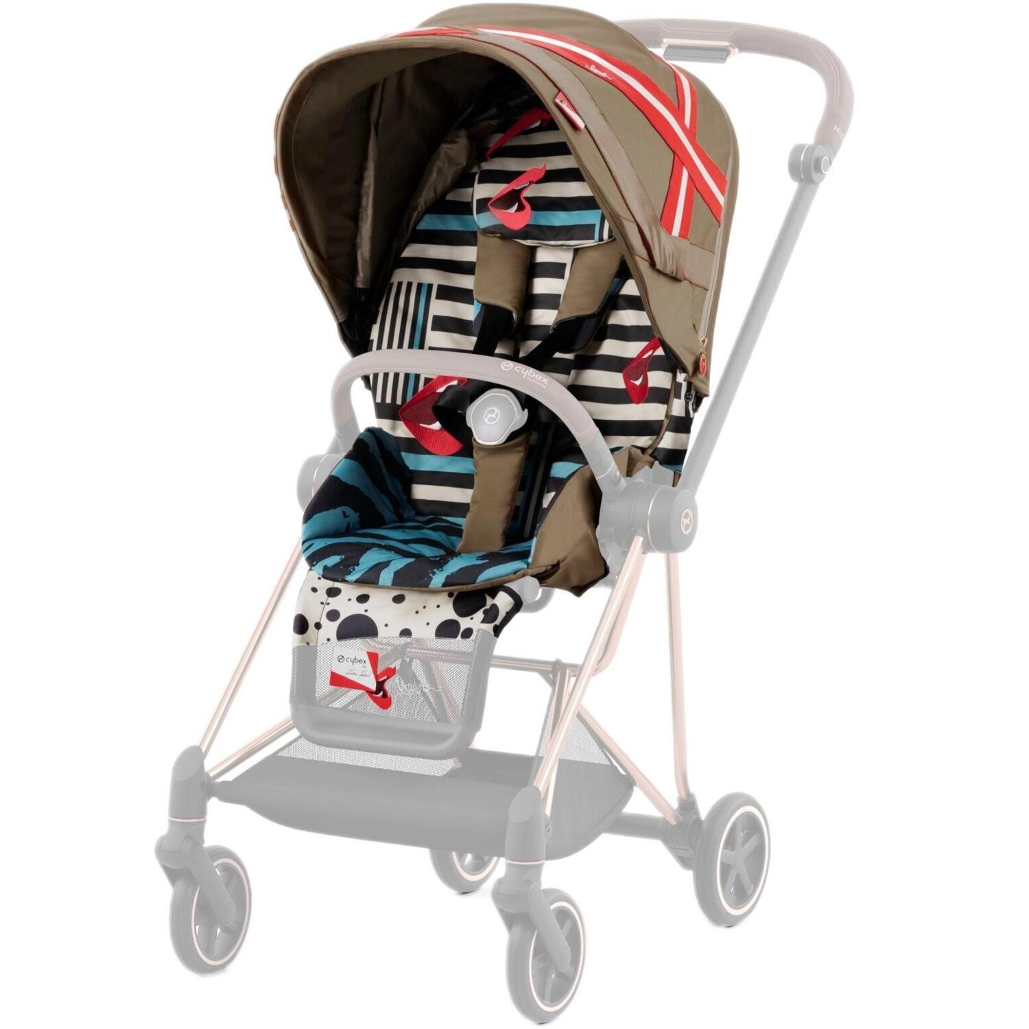 Чохол тканинний CYBEX Mios KK One Love для прогулянкового блоку (521002765)фото