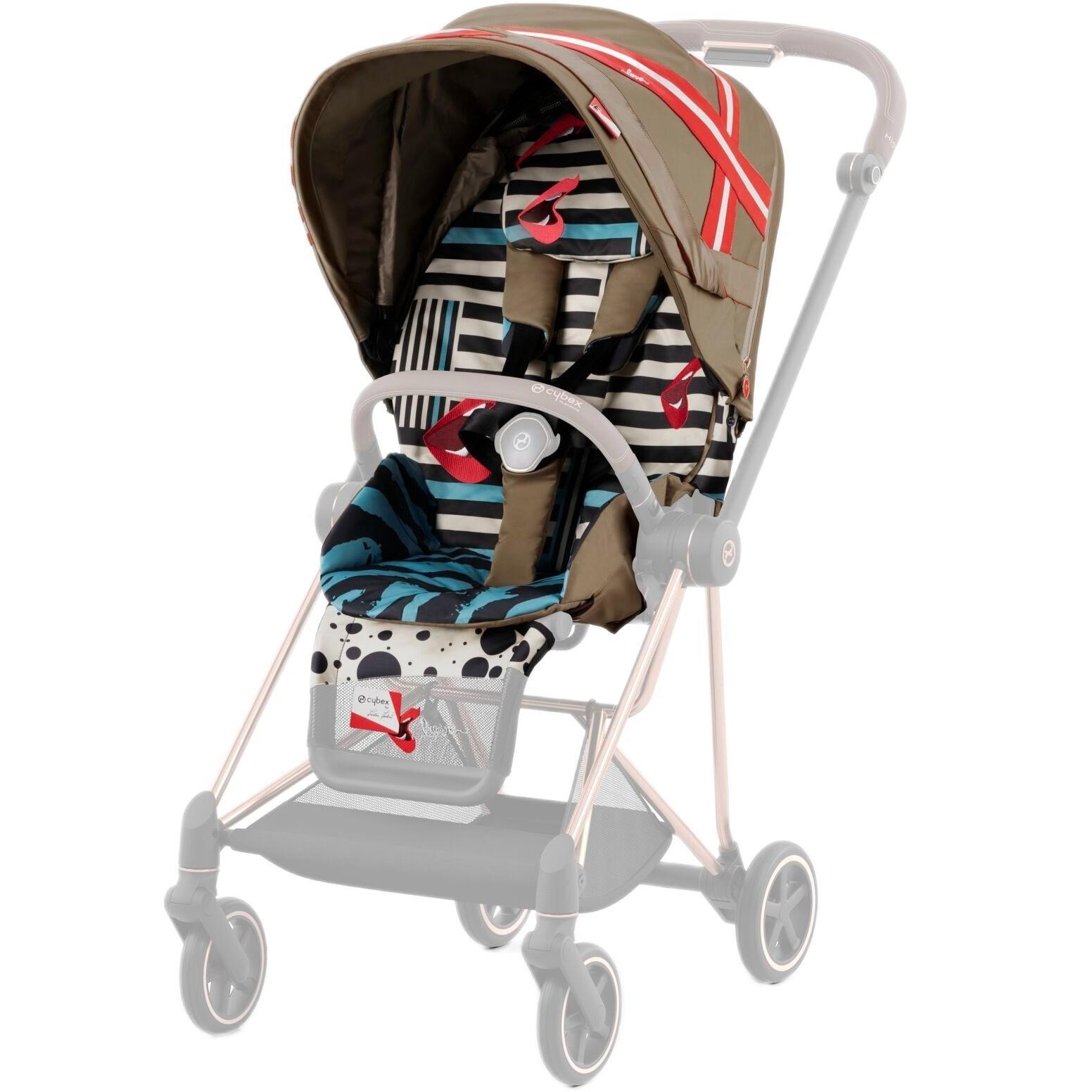 Чохол тканинний CYBEX Mios KK One Love для прогулянкового блоку (521002765)фото1
