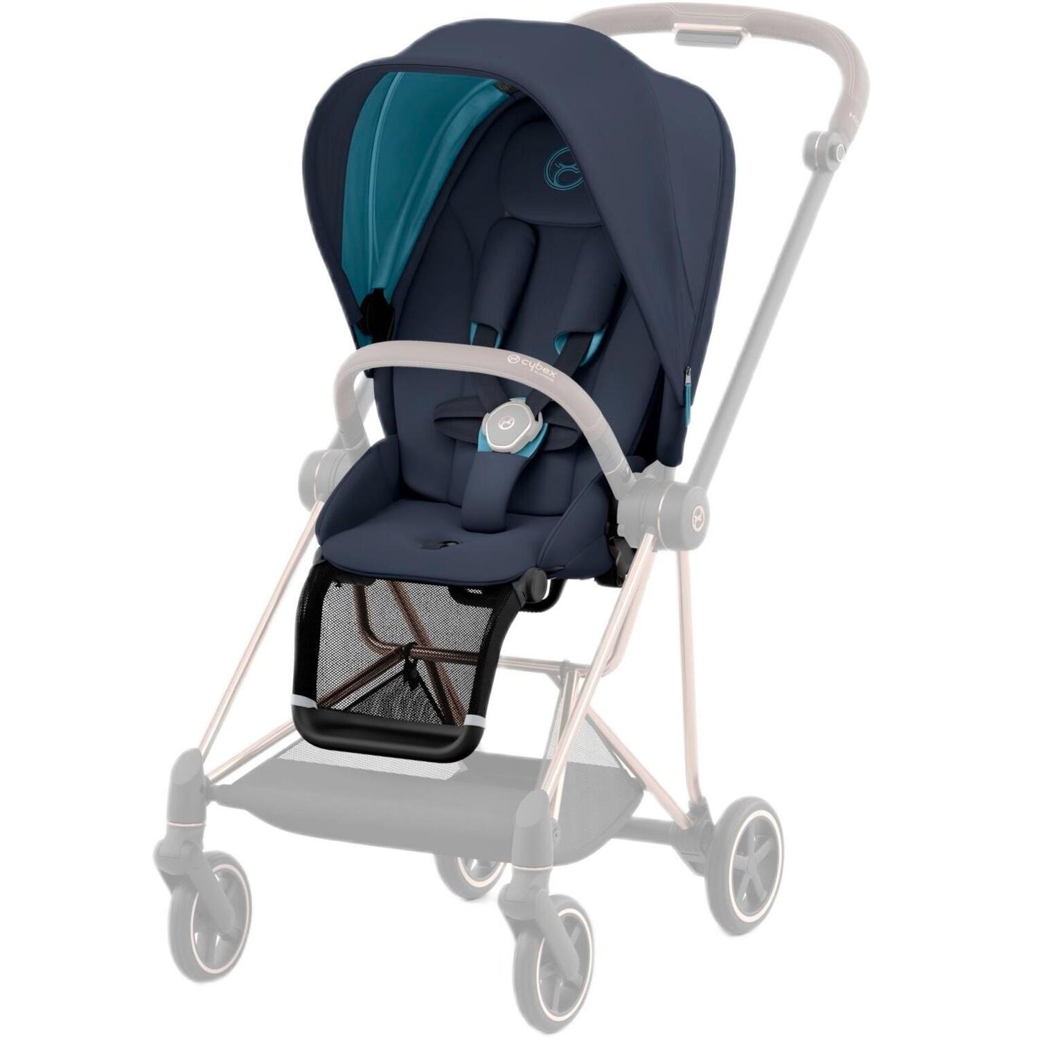 Чехол тканевый CYBEX Mios Nautical для прогулочного блока синий (521002531) фото
