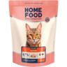 Сухой корм для активных взрослых котов HOME FOOD For active Курочка и креветка 400г