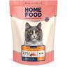 Сухой корм для требовательных стерилизованных взрослых котов HOME FOOD Gourmet Курица и печень 400г