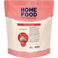 Сухой корм для взрослых котов HOME FOOD Мясное ассорти универсальный 200г