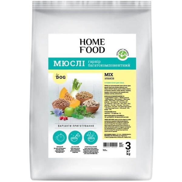 

Мюсли для собак HOME FOOD Mix злаков 3кг