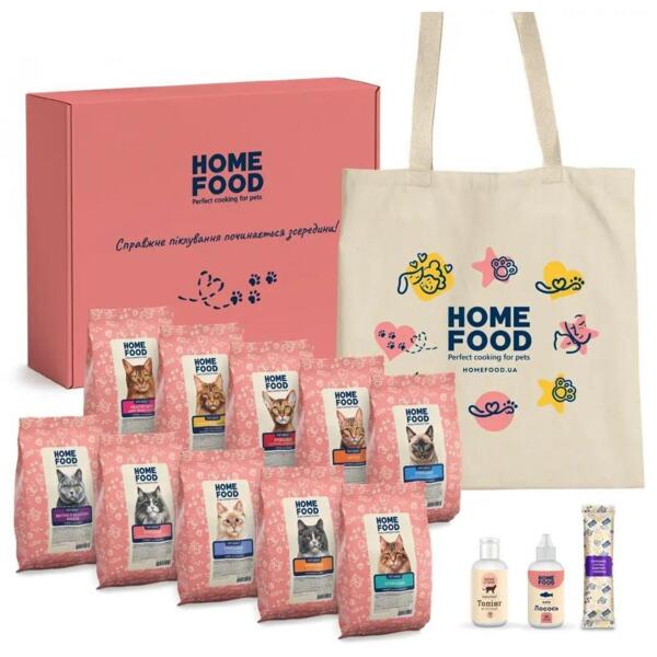 

Дегустационный бокс для взрослых кошек HOME FOOD