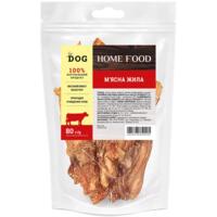 Ласощі для собак HOME FOOD м’ясна жила 80г
