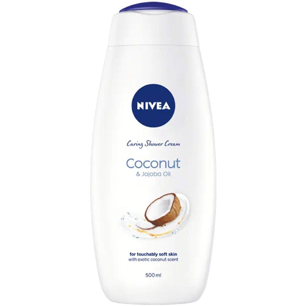 Гель-уход для душа Nivea кокос и масло жожоба 500мл фото 1