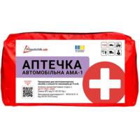 Аптечка медицинская автомобильная Poputchik АМА-1 согласно ДСТУ 3961-2000 с турникетом Днепр (02-087-М)