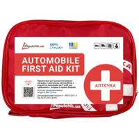 Аптечка медицинская автомобильная Poputchik Евростандарт с турникетом Днепр (02-086-М)