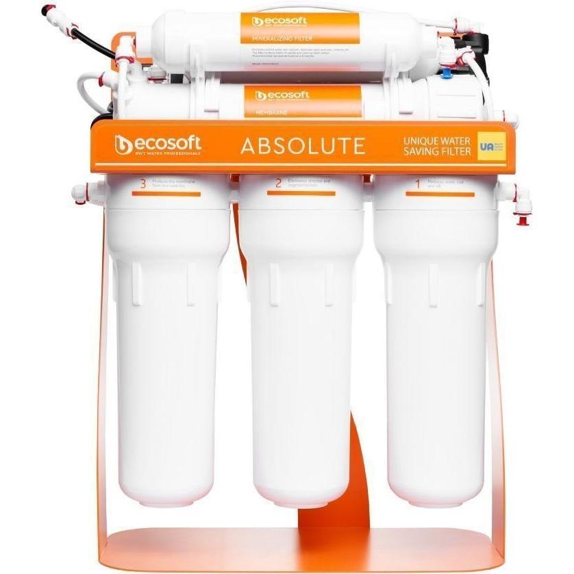 Фільтр зворотного осмосу Ecosoft Absolute з мінералізатором та помпою на станині (MO675MPSECO)фото1