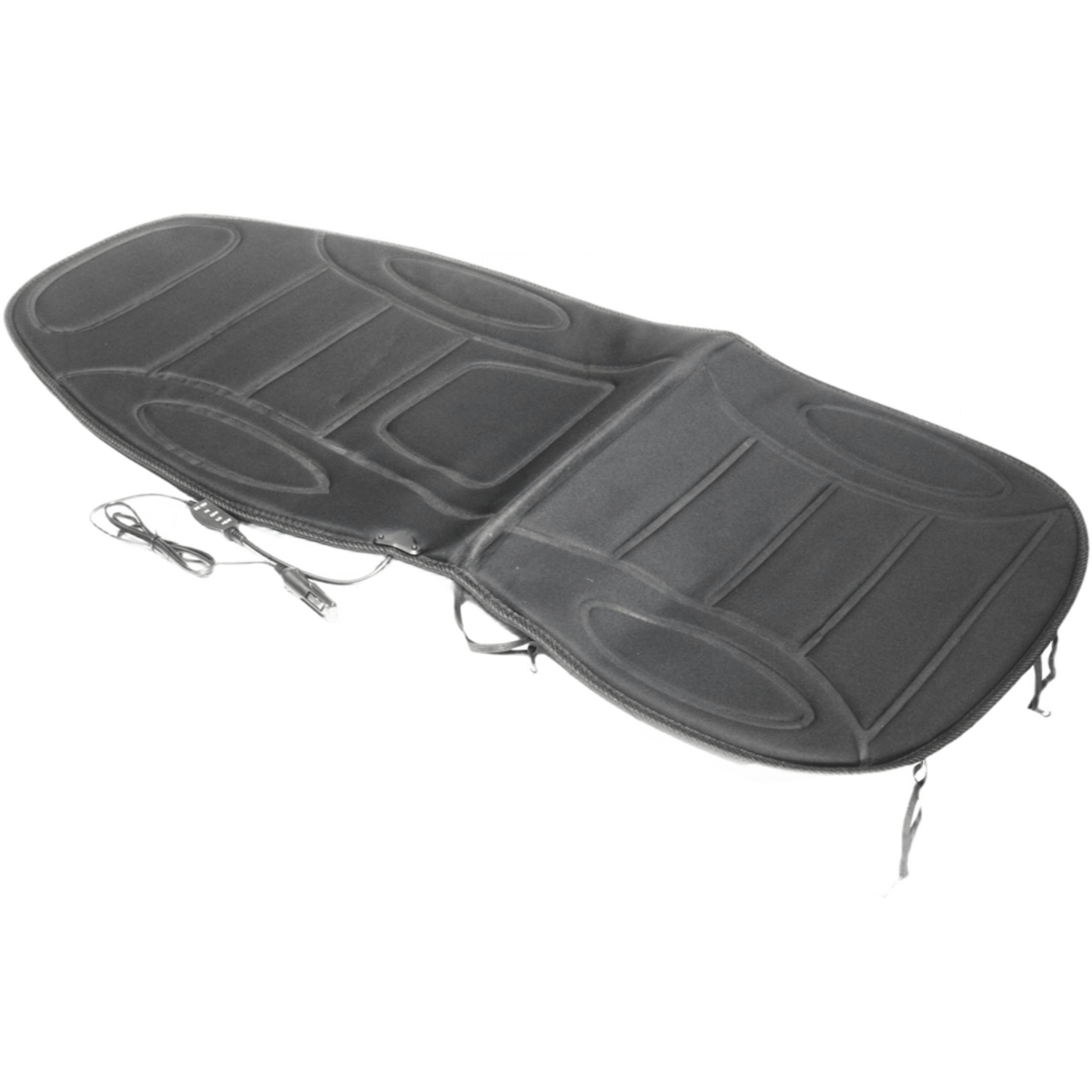 Накидка на сиденье Дорожная карта с подогревом 12В серая высокая (DK-515GR) фото 1