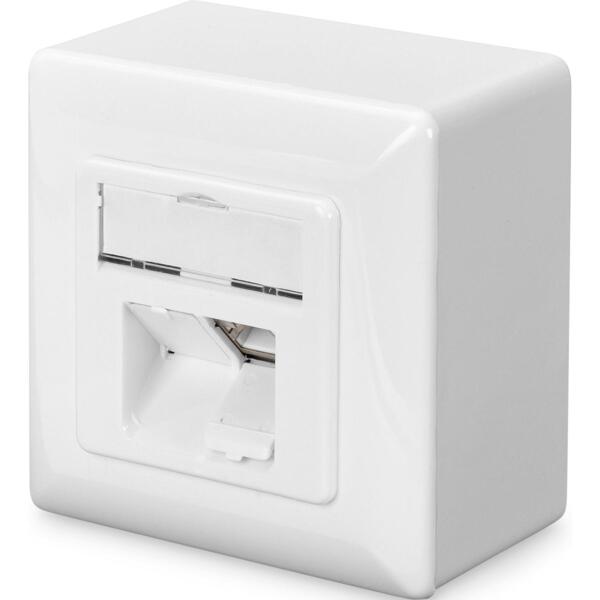 Настенная розетка DIGITUS CАТ 6A STP 2xRJ45 8P8C для внешней проводки (DN-93713)