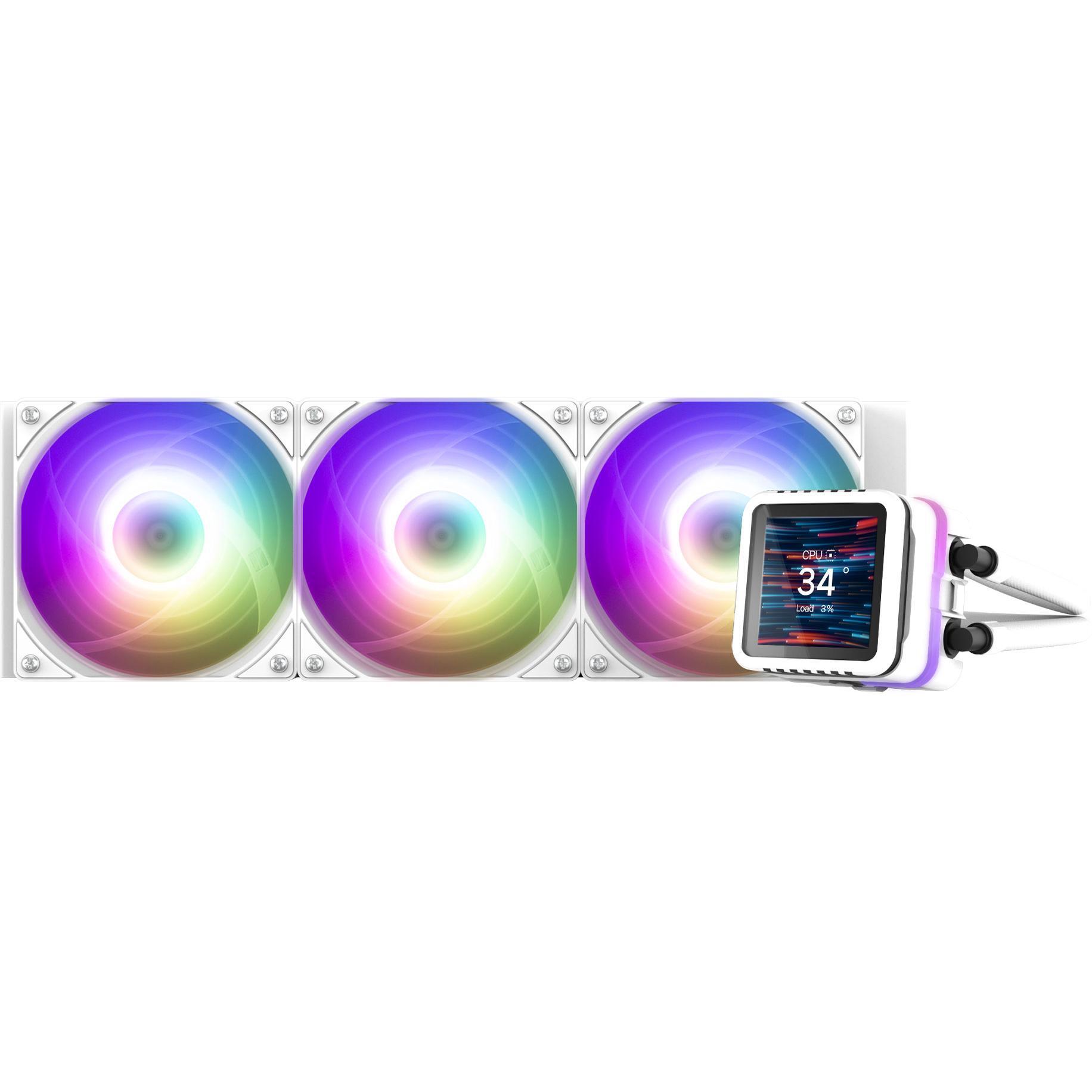 Система рідинного охолодження ZALMAN Alpha 2DS A36 ARGB White (ALPHA2DSA36WHITE)фото1