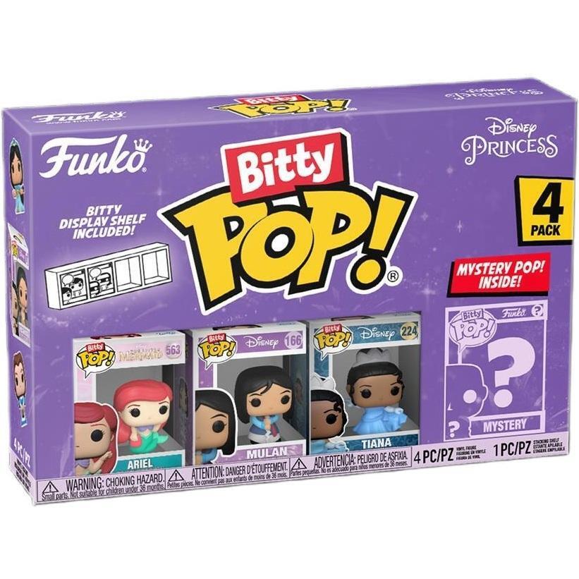 Колекційна фігурка Funko POP (Bitty): Disney - Ariel 4pk (889698730273)фото1