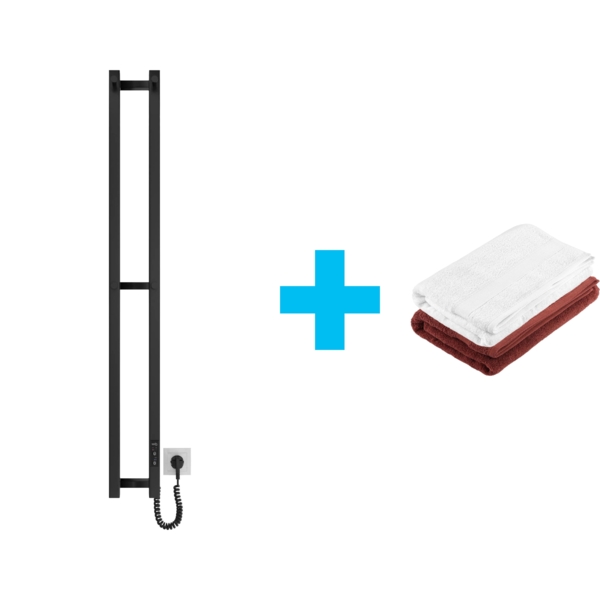 

Полотенцесушитель Hygge Family электрический Slim, 1170х140х80мм (3.164.045618.BM)