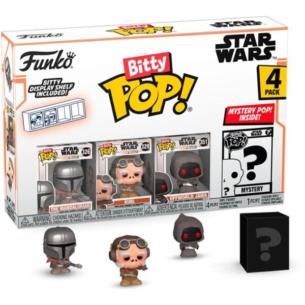 

Коллекционная фигурка Funko POP (Bitty): Mandalorian - Mandalorian 4pk (889698754521)