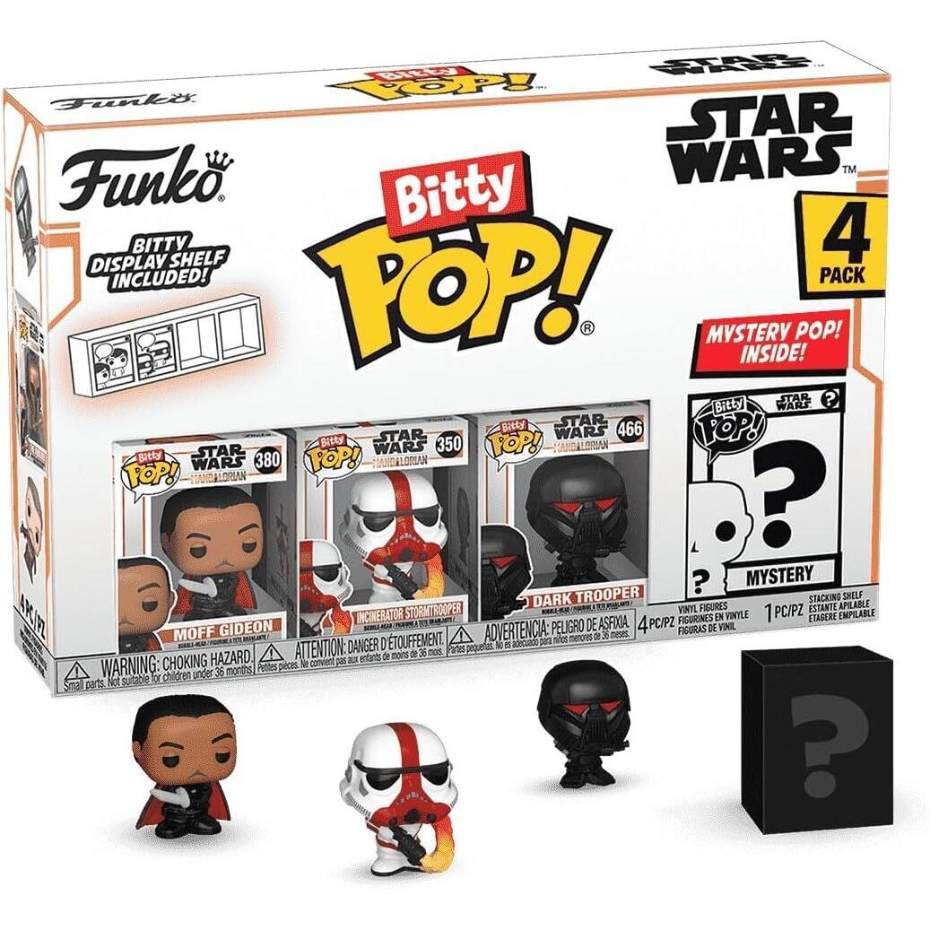 Колекційна фігурка Funko POP (Bitty): Mandalorian - Moff Gideon 4pk (889698754545)фото1
