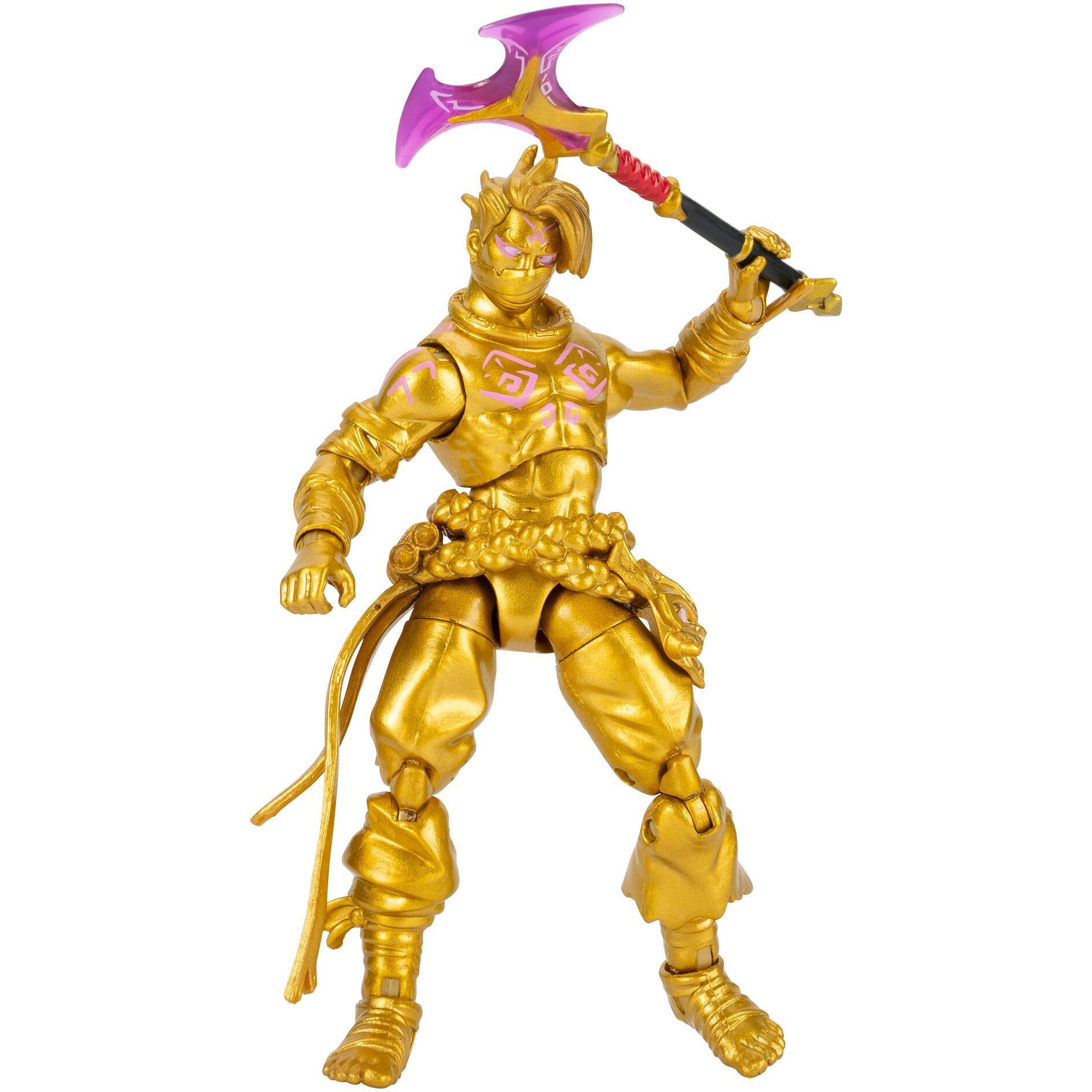 Колекційна фігурка Fortnite Solo Mode Raz, Golden, (FNT1361)фото1